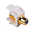 RCAFINSERTBL-W - INSERT RCA JACK TO F TYPE JACK