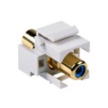 RCAINSERTBLU-W - INSERT RCA JACK COUPLER