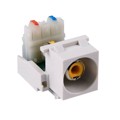 RCAY110-W - INSERT RCA JACK TO IDC CONN