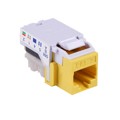 RJ11FC3-YEL - INSERT 6P6C JACK TO IDC CONN