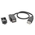 U060-001-KPA-BK - USB 2.0 ALL-IN-ONE KEYSTONE/PANE