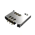 SIM2070-6-1-30-00-A - MINI SIM PUSH-PULL, 6P, SMT, 3.0