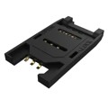 SIM5060-6-0-26-00-A - MINI SIM HINGED, 6P, SMT, 2.6MM
