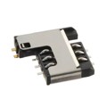 CCM03-3754LFT R102 - CONN SIM/SAM CARD PUSH-PULL R/A