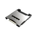 SIM7200-6-0-18-00-A - MICRO SIM HINGED, 6P, SMT , 1.75