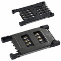 CCM03-3518 - CONN SIM/SAM CARD HINGED TYPE