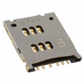 SF9W006S4BR1200 - CONN SIM/SAM CARD PUSH-PUSH R/A