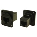 CP30222X - CONN FEEDTHRU CAT6 RJ45 PLAIN HO