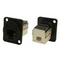 CP30227 - CONN FEEDTHRU CAT6 IDC CSK BLACK