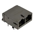 0826-1X2T-23-F - CONN JACK 2PORT 1000 BASE-T PCB