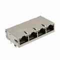 0826-1X4T-43-F - CONN JACK 4PORT 1000 BASE-T PCB