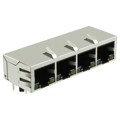 JXD0-4005NL - CONN JACK 4PORT 100 BASE-TX PCB