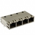 JT6-1473NL - CONN JACK 4PORT 10G BASE-T PCB