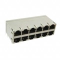 J0B-0386NL - CONN JACK 12PORT 1000 BASE-T PCB