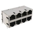 0833-2X4R-54-F - CONN JACK 8PORT 1000 BASE-T PCB