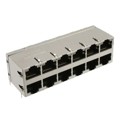 0863-2X6R-54-F - CONN JACK 12PORT 1000 BASE-T PCB