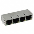 JX80-0033NL - CONN JACK 4PORT 100 BASE-TX PCB