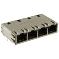 JT6-1480NL - CONN JACK 4PORT 10G BASE-T PCB