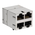 C850-2C2R-54 - CONN JACK 4PORT 1000 BASE-T PCB