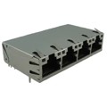 RJMG214034460NR - CONN JACK 4PORT 1000 BASE-T PCB