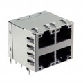RJMG22213216MER - CONN JACK 4PORT 1000 BASE-T PCB