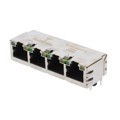 5-6610023-1 - CONN JACK 4PORT 100 BASE-T PCB