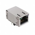 MTJ-88SX1-FSD-PG-L35-M357Y - RJ45 1X1,TAB UP,1000M,WITH LED