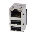 C893-1RX1-E3 - CONN JACK 1PORT 1000 BASE-T PCB