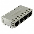 J0N-0012NL - CONN JACK 4PORT 1000 BASE-T PCB