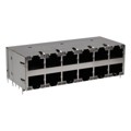 0895-2C6R-GK - CONN JACK 12PORT 1000 BASE-T PCB