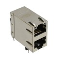 0843-2B1T-33-F - CONN JACK 2PORT 1000 BASE-T PCB