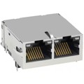 L886-1G2T-BF - CONN JACK 2PORT 1000 BASE-T PCB