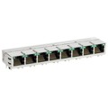 0874-1X8T-66-F - CONN JACK 8PORT 1000 BASE-T PCB