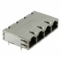 J1N-0004NL - CONN JACK 4PORT 1000 BASE-T PCB