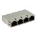 J1N-0007NL - CONN JACK 4PORT 1000 BASE-T PCB