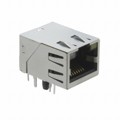 A63-114-213N491 - CONN JACK 1PORT 100 BASE-T PCB
