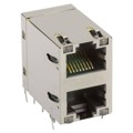 0843-2B1T-70-F - CONN JACK 2PORT 100 BASE-T PCB