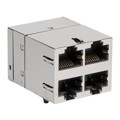 1840697-4 - CONN JACK 4PORT 1000 BASE-T PCB