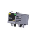 ARJM11C7-001-JJ-CW2 - CONN JACK 1PORT 100 BASE-T PCB