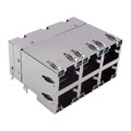 C850-2A3R-54 - CONN JACK 6PORT 1000 BASE-T PCB