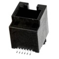 0955036671 - CONN MOD JACK 6P6C VERT UNSHLD