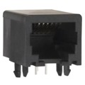 0432026101 - CONN MOD JACK 6P6C R/A UNSHLD