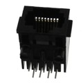 5555162-1 - CONN MOD JACK 8P8C R/A UNSHLD