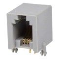 GLX-N-44 - CONN MOD JACK 4P4C R/A UNSHLD