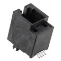 0428786362 - CONN MOD JACK 6P4C VERT UNSHLD