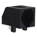 555165-2 - CONN MOD JACK 6P4C R/A UNSHLD