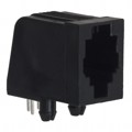 555980-1 - CONN MOD JACK 4P4C R/A UNSHLD