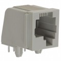 555003-1 - CONN MOD JACK 6P6C R/A UNSHLD