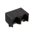 0438146421 - CONN MOD JACK 6P4C R/A UNSHLD