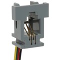 TM1R-616B44-35S-150M - CONN MOD JACK 4P4C UNSHIELDED